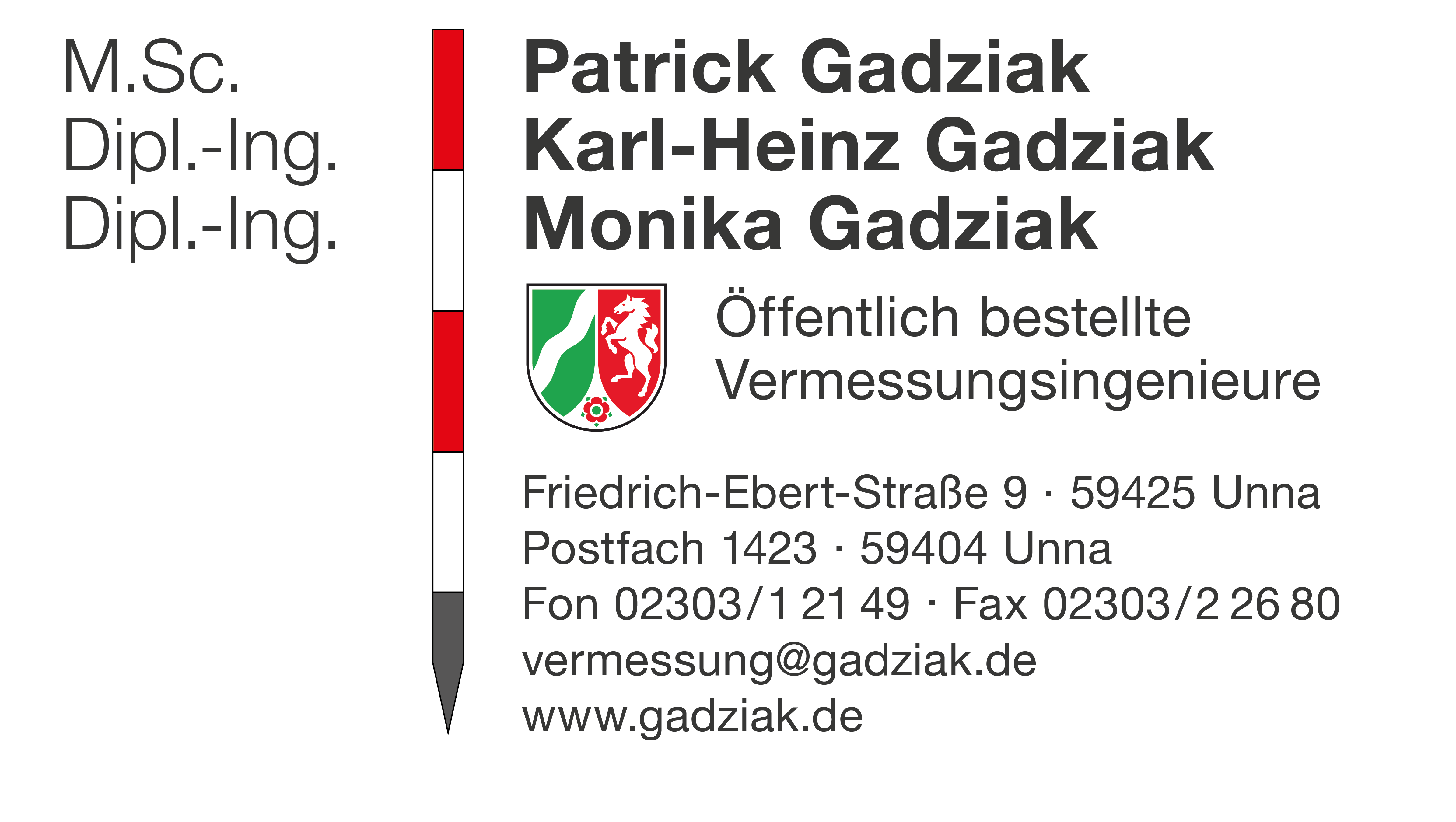 Visitenkarte Gadziak